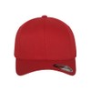 Flexfit Wooly Combed Baseball Cap, Red, XS-S