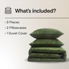 DOZ Duvet Cover Set, 100% Viscose derived from Bamboo, Organically