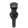 Pfister Push & Seal Tuscan Bronze Bathroom Sink Drain Stopper