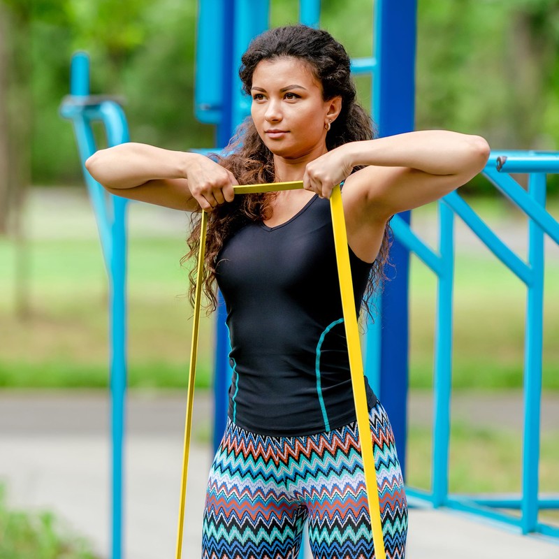 Kayman - Long Resistance Band with Door Anchor & Carry
