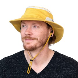 Jan & Jul Adult Fishing Hat, Cotton Outdoor Research Hat for Men with UV Protection (Jasper: Yellow, M)