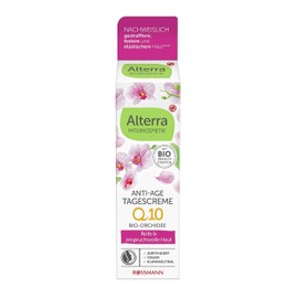 Alterra Anti-Age Day Cream Orchid 50 ml for Mature & Demanding Skin, with Organic Olive Oil, Cellular & Natural Q10, Certified Natural Cosmetics, Vegan, ÖKO-TEST GUT