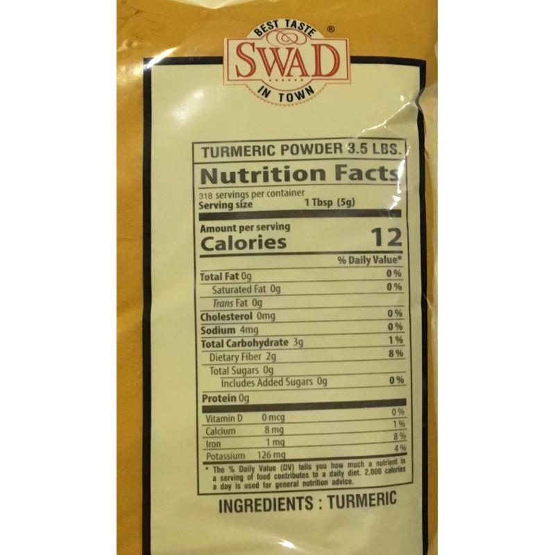 Swad Turmeric Powder - 3.5 Pounds/1.589 Kg