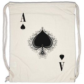 Ace of Spades III Gym Bag Spade Ace Poker Card Casino Royal Flush Spades As