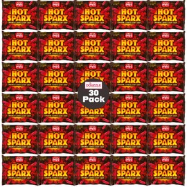 DOUzzle Easter Sweet Treats, Hot Sparx Red Cinnamon Candy Sticks, Chewy Candies, Mini Packs (30 Count, 1 Pack) Individually Wrapped, Party Favor - Kosher