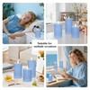 Rustic Blue Flameless Candles with Remote Control & Timer Function