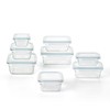 Glasslock Tempered Glass Food Storage Containers with Lids for Household