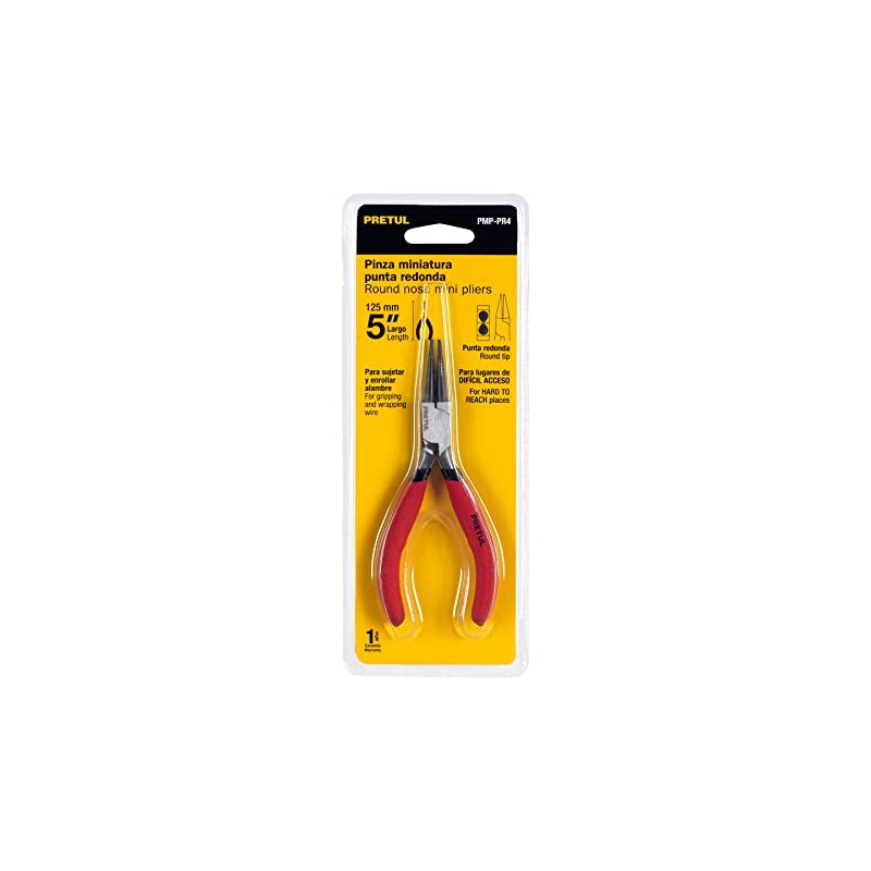 Pretul PMP-PR4, Pinzas miniatura de punta redonda, 5"
