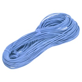 MECCANIXITY 49 Yards(45m) Elastic Cord Bracelets Stretchy String 2mm Sky Blue for Jewelry, Bracelets, Necklaces, Beading, Sewing, Crafts