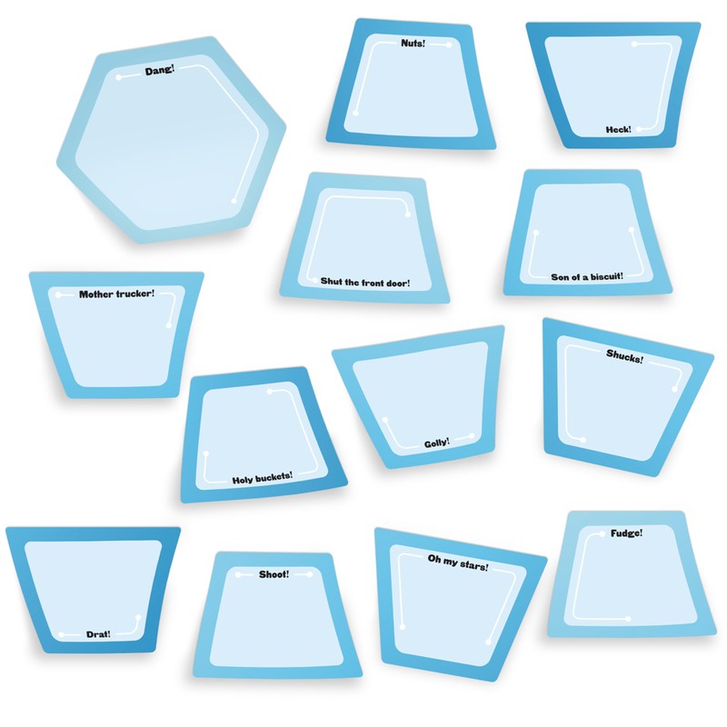 Knock Knock Sticky Note Ball: Sweary Notes Sticky Note Thingy