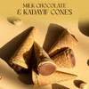 BeeMax Dubai Style Chocolate Cones - 4.24oz Resealable Pouch (Pack