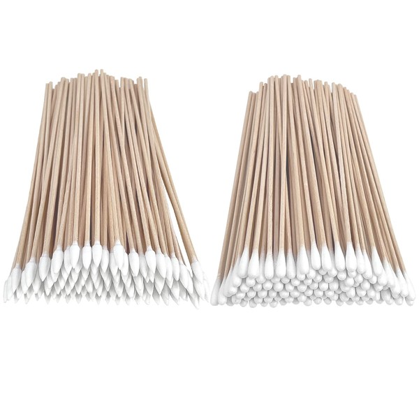 Eyxformula 200 Pcs 6 Inch Long Cotton Swabs with Bamboo