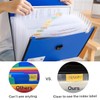 AIMALL 13-Pocket Portable Expanding Document Organiser Folder with Buckle, A4