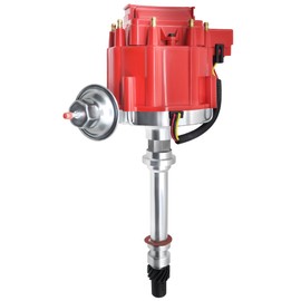 MAS Ignition Distributor w/Cap & Rotor GM08 Compatible with Chevy GM SBC 262 267 305 307 327 350 400 small blocks 402 454 big blocks BBC V8 65k Coil HEI DD-SBC-HEI-V8 850001R 7500RPM