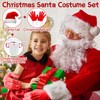 Santa Hats and Beard for Adults Velvet Christmas Costume Decorations