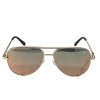 Quay Australia High Key Micro Sunglasses Medium Gold Polarized