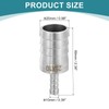 sourcing map 1" to 3/8" Hose Barb Reducer Pipe Fitting,