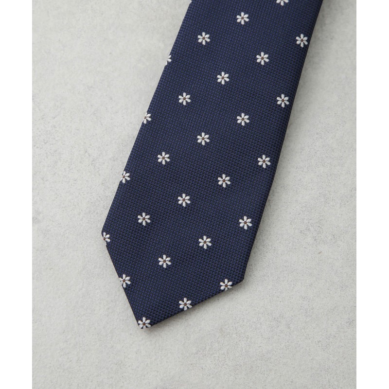 Nano Universe 668-5142201 Men's Washable Flower Necktie, Kyoto, 050 brown