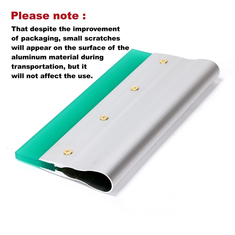 10 Inch Screen Printing Ink Squeegee with Aluminum Handle, 75