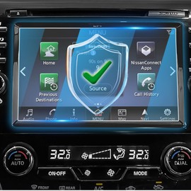 LFOTPP For 2024 Murano Screen Protector 2016-2024 Murano 8 Inch Navi Touchscreen [HD Glass] 2016-2024 Murano Accessories Anti-Fingerprint 9H Hardness Tempered Glass