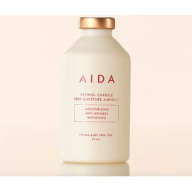 AIDA Retinol Capsule Deep Moisture Ampoule Moisturizing, Anti-Wrinkle, Brightening for All & Dry Skin 50ml
