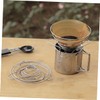 LALAFINA 1Pc Stainless Funnel Drip Stand with Filter Cup for