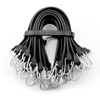 XSTRAP STANDARD 20 Pack 15'' Adjustable Rubber Tarp Straps, EPDM