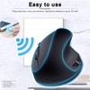 Ergonomic Wireless Mouse,Vertical Mouse 2.4GHz Optical Mice with Adjustable DPI