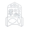 Stanzenshop Cutting Dies Stencil: Flower Envelope - Creative Craft Idea