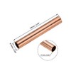 sourcing map Copper Round Tube, 15mm OD 1mm Wall Thickness