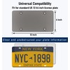 License Plate Cover License Plate Frames: 2 PCS License Plate