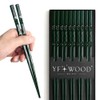 Chopsticks, Reusable Fiberglass Chopsticks for Gift, 5 Pairs Japanese Chinese