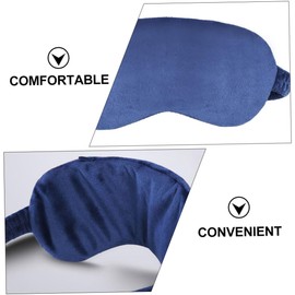 Baluue USB Heated Steam Eye Mask with Temperature Warm Compress Blindfold for Sleep USB Powered for Travel and Home Relaxation Navy Blue