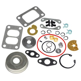 HX35 HX35W Turbo Repair Kit de reconstrucción actualizado compatible con Holset se adapta a 3592766 3538881 4050036 Dodge Ram Cummins Truck 6BT 6BTAA HE351CW HE341 WHIC HY35 HX40 HX40W HIC T3 T4 Turbo Cargador