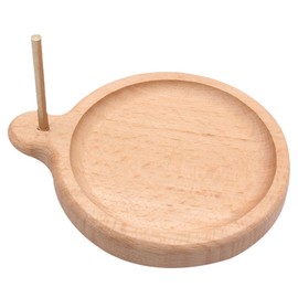 Operitacx Crafts for Boys and Girls Beading Plate Beads Making Tool Jewelry Diy Wooden Beading Tray with Spool Holder