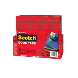 Scotch Scotch Book Tape Value Pack, Excellent for Repairing, Reinforcing Protecting, and Covering (845-VP)