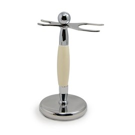 West Coast Shaving Stand 307, Faux Ivory-Helps Prolong The Life of Your Brush