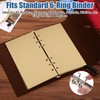 3 Packs A5 Refill Paper Lined, 135 Sheets 6 Holes