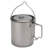 450ml 750ml Cup Set Ultralight Titanium Cup Hanging Pot Set