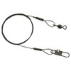SouthBend Black Nylon Coated Steel Leader 24-Inch (Black)
