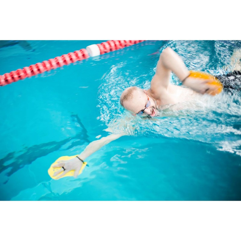 Sport-Thieme Swim-Power Hand Paddles, Swimming Paddle for Competition and Swimming