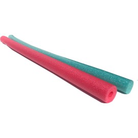 Jumbo No Hole Extra Long Deluxe Solid Core Pool Noodles for Swim Therapy (Jumbo Red Solid Green)