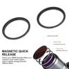 Cryfokt 55-55mm Magnetic Lens Filter Adapter Ring Kit, Metal Lightweight