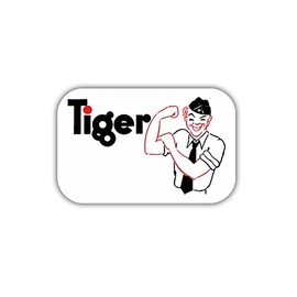 A936 Sticker Tiger Fibel Tank Operating Instructions Comic Military 11 x 7 cm
