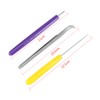 3 Pieces Paper Quilling Tools Set Tweezers Needle Pens Slot