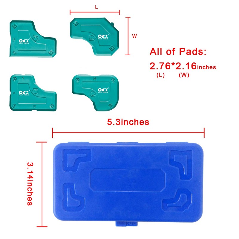 ORXPLUS Tools 4 Pieces Caulking Tool Kit Silicone Sealant Finishing
