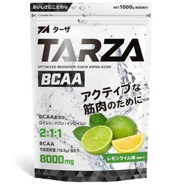 TARZA Tarza BCAA 8000mg Amino Acid Citric Acid Powder Lemon Lime Flavor 1kg, 1 Piece, 1g / TARZA 타자 BCAA 8000mg 아미노산 구연산 파우더 레몬 라임 맛 1kg, 1개, 1g