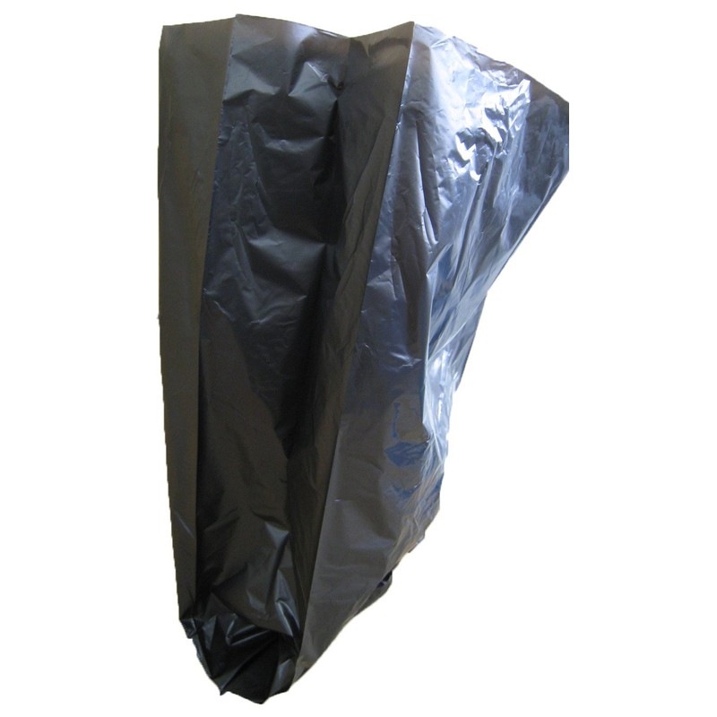 Nikko Antibacterial Sanitary Plastic Bag, Black, 11.8 x 13.8 inches