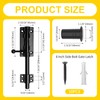 8 Inch Heavy Duty Gate Latch, 304 Stainless Steel Slide