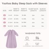 Yoofoss Baby Sleep Sack 12-18 Months 1.0 Tog Long Sleeve